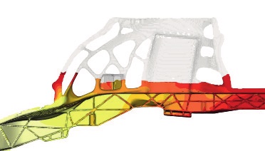 Numerical casting simulation with WinCast of a rear underbody structural casting